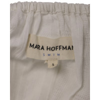 Mara Hoffman Kleid aus Baumwolle in Weiß