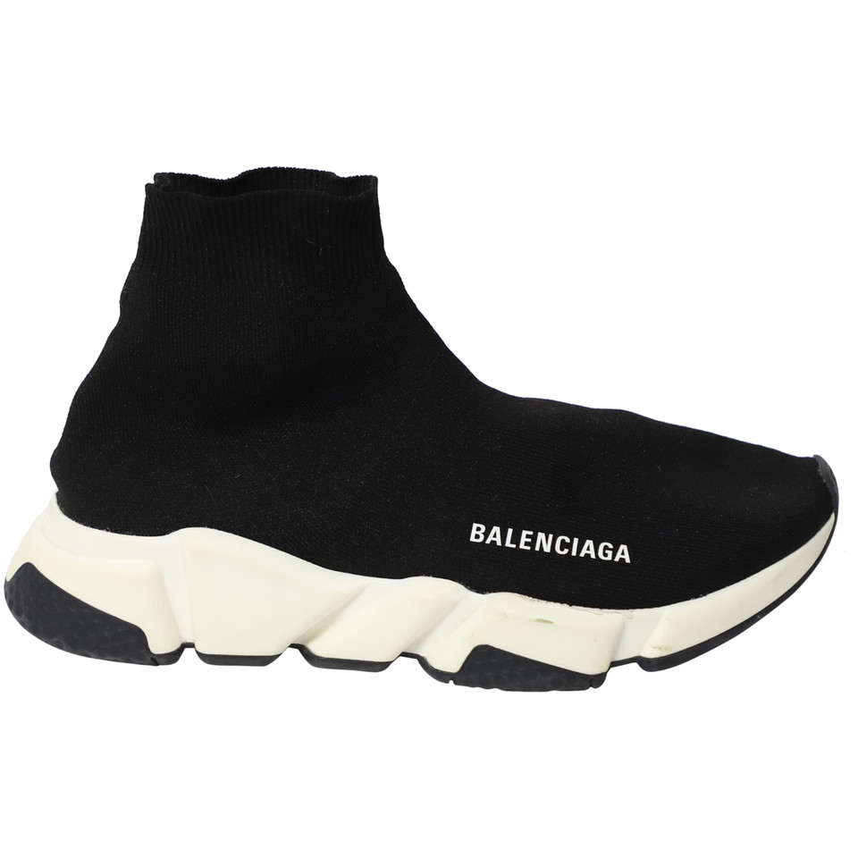 Balenciaga Speed Sock Sneakers aus Viskose in Schwarz