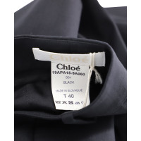 Chloé Hose aus Wolle in Schwarz