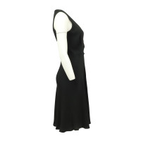 Emporio Armani Kleid aus Seide in Schwarz