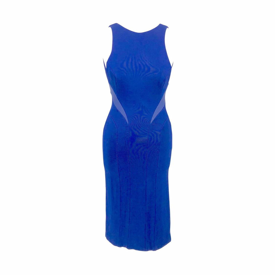 Galvan Kleid aus Viskose in Blau