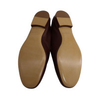 Mansur Gavriel Slipper/Ballerinas aus Leder in Braun