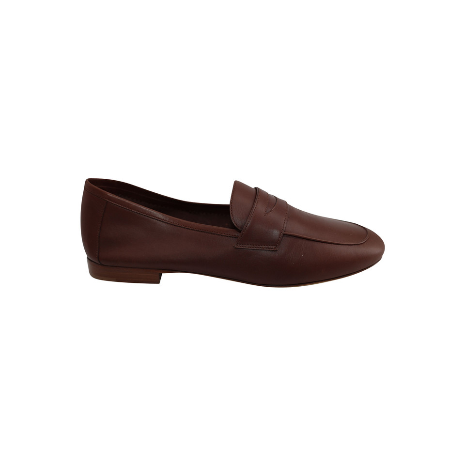 Mansur Gavriel Slipper/Ballerinas aus Leder in Braun