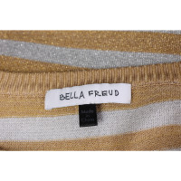 Bella Freud Goud/zilver gestreepte trui