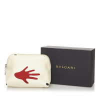 Bulgari Bag/Purse Canvas in White