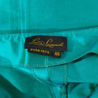 Luisa Spagnoli Trousers Silk in Turquoise