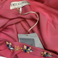Emilio Pucci Robe en Soie en Rose/pink