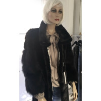 Simonetta Ravizza Jacket/Coat Fur in Black