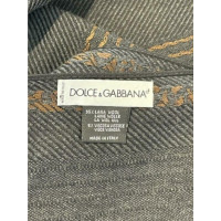 Dolce & Gabbana Schal/Tuch aus Wolle in Grau