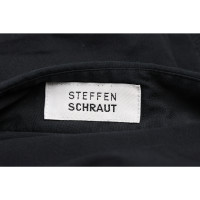 Steffen Schraut Kleid aus Baumwolle in Schwarz