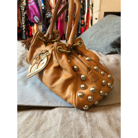 Moschino Handbag Leather in Beige
