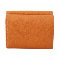 Dolce & Gabbana Täschchen/Portemonnaie aus Leder in Orange