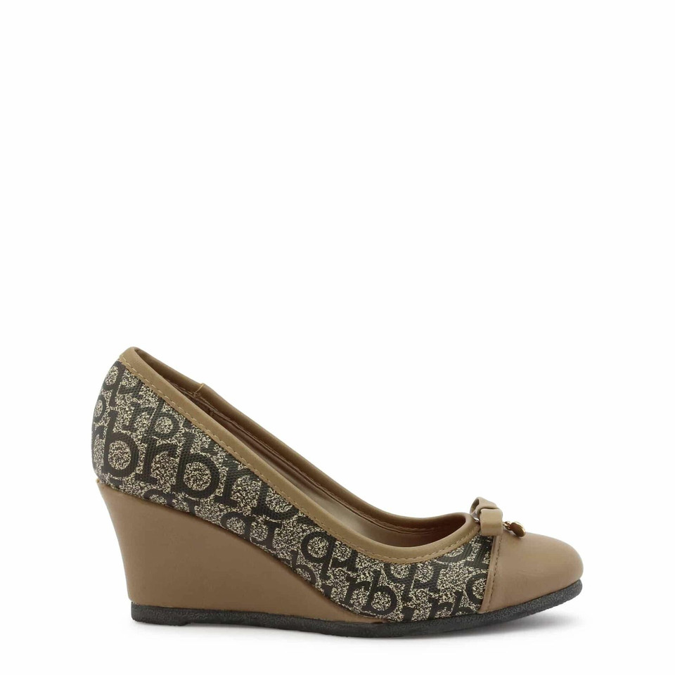 Rocco Barocco Wedges in Brown