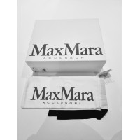 Max Mara Stiefeletten aus Leder in Schwarz
