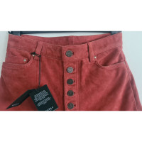 Muubaa Shorts aus Wildleder in Rot