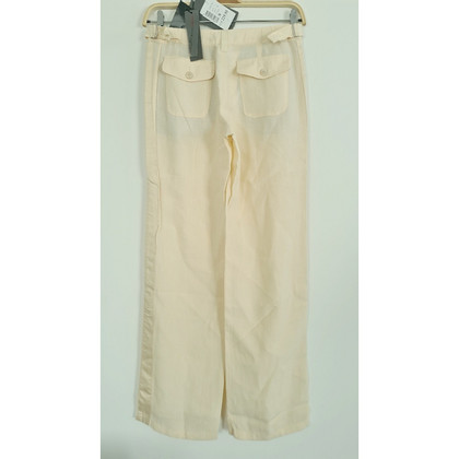Marc Cain Trousers Linen in Nude