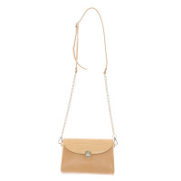 Aigner Schoudertas Leer in Beige