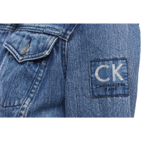 Calvin Klein Jeans Jacke/Mantel aus Jeansstoff in Blau