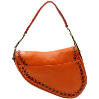 Dior Saddle Bag Leather in Orange