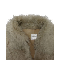 Anine Bing Jacket/Coat Fur in Beige