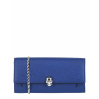 Alexander McQueen Handbag Leather in Blue