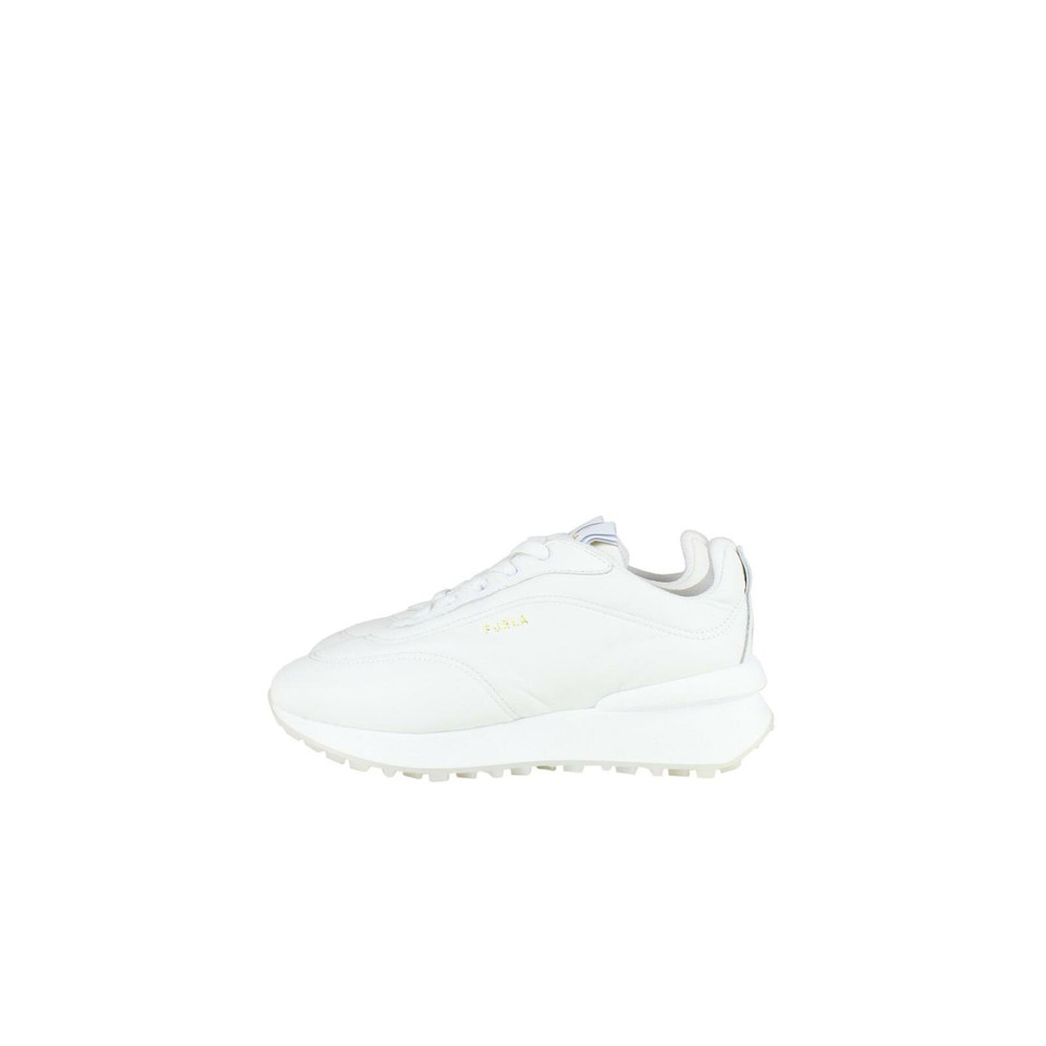 Furla Sneaker in Pelle in Bianco