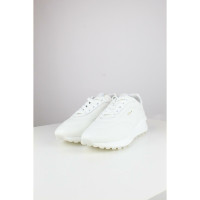 Furla Sneakers aus Leder in Weiß
