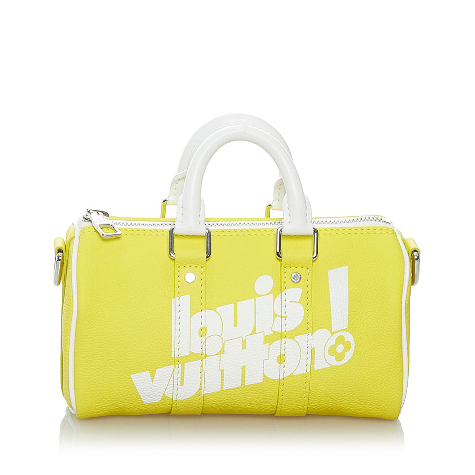 Louis Vuitton Keepall XS Leather in Yellow