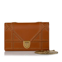 Christian Dior Diorama Small Leather in Brown