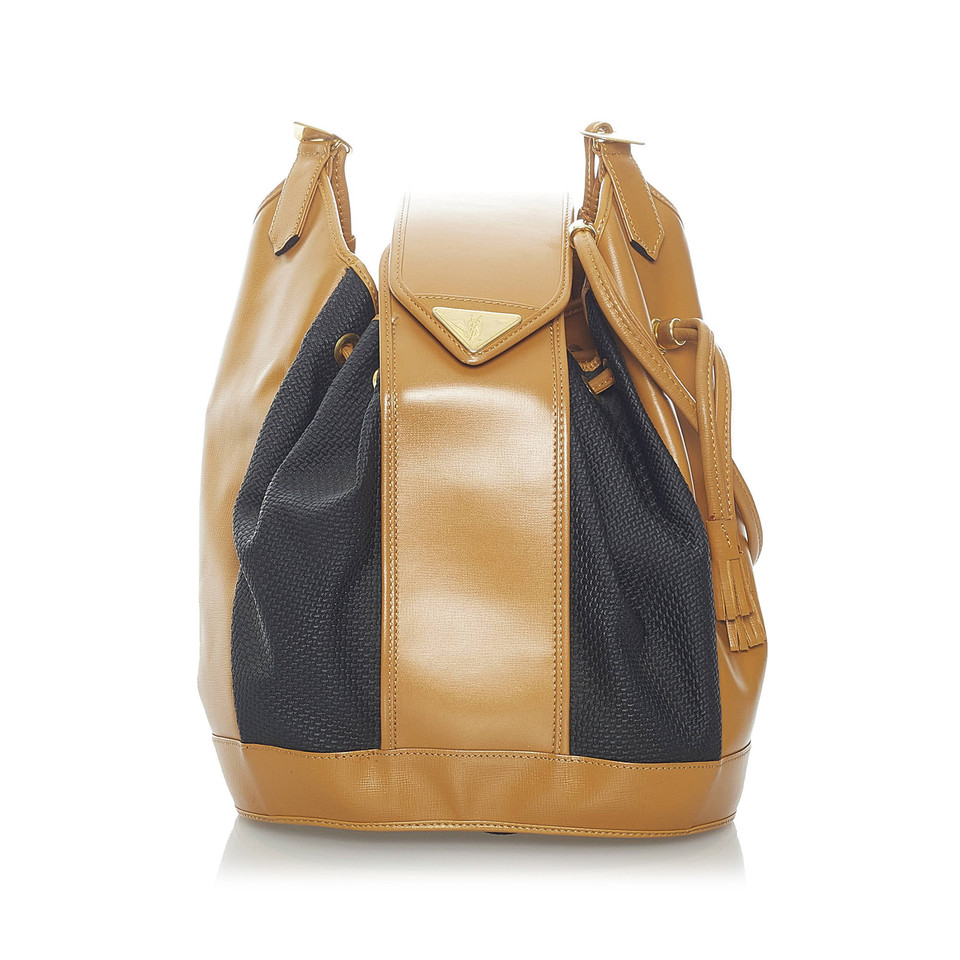 Yves Saint Laurent Handtasche aus Canvas in Creme