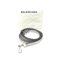 Balenciaga Bazar XS 22 aus Leder in Silbern