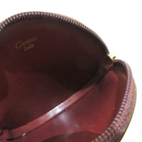 Cartier Bag/Purse Leather in Bordeaux