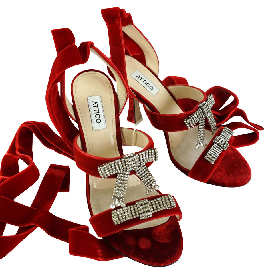 Attico Sandals in Red