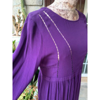 Ba&Sh Dress Cotton in Violet