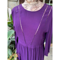 Ba&Sh Kleid aus Baumwolle in Violett