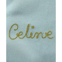 Céline Top Cotton in Blue