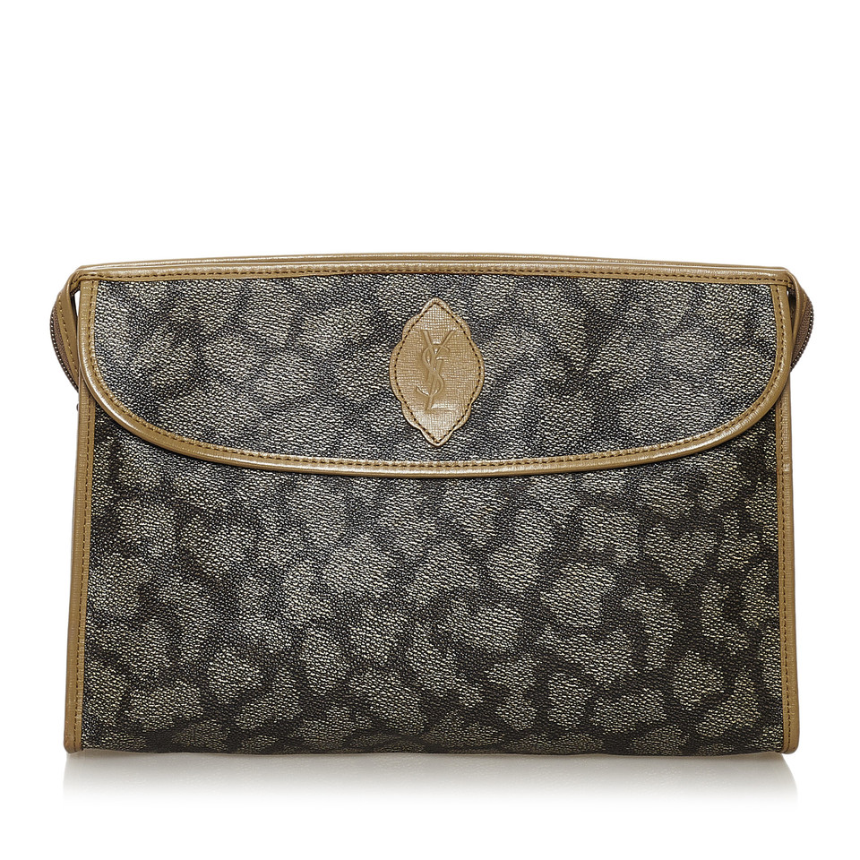 Yves Saint Laurent Clutch in Grau