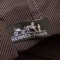 Hermès Herline aus Canvas in Grau