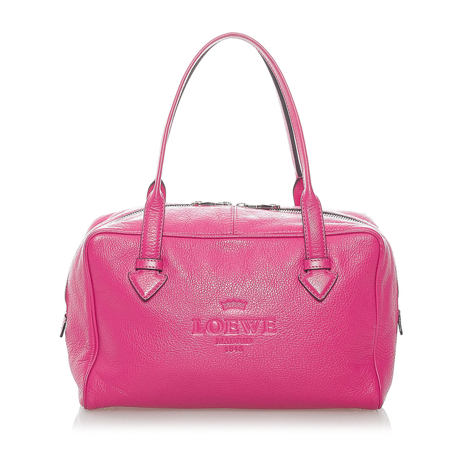 Loewe Tote bag Leather in Pink