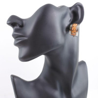 Hermès Earring Silver in Orange