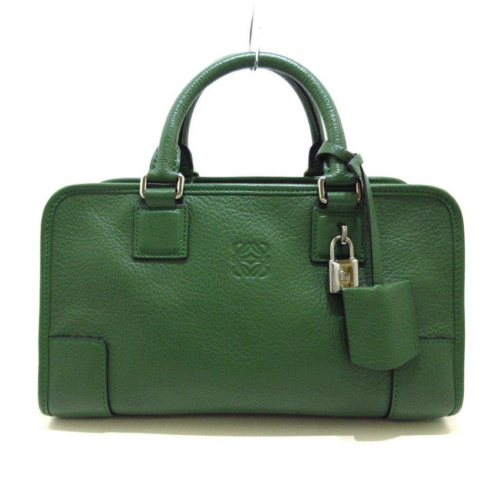 Loewe Handtasche aus Leder in Grün