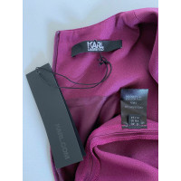 Karl Lagerfeld Kleid in Bordeaux
