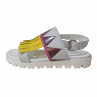 Marni Sandalen aus Leder in Weiß