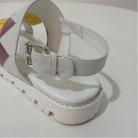 Marni Sandalen aus Leder in Weiß