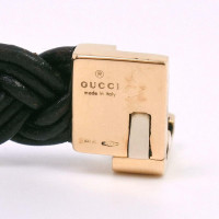 Gucci Armreif/Armband aus Leder in Schwarz