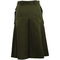 Alexander McQueen Skirt Wool in Green