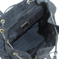Prada Rucksack aus Leder in Schwarz