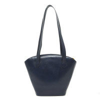 Christian Dior Shoulder bag Leather in Blue