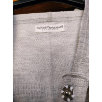Emporio Armani Jumpsuit aus Baumwolle in Grau