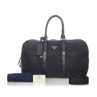 Prada Travel bag Cotton in Black